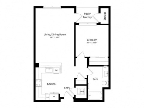 a black and white floor plan of a house
